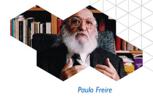 Foto do prof. Paulo Freire