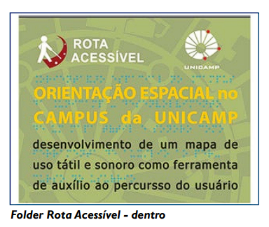 Folder Rota Acessível - dentro 