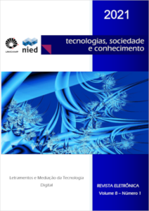 Capa da Revista TSC, vol. 8, num. 1, jul. 2021